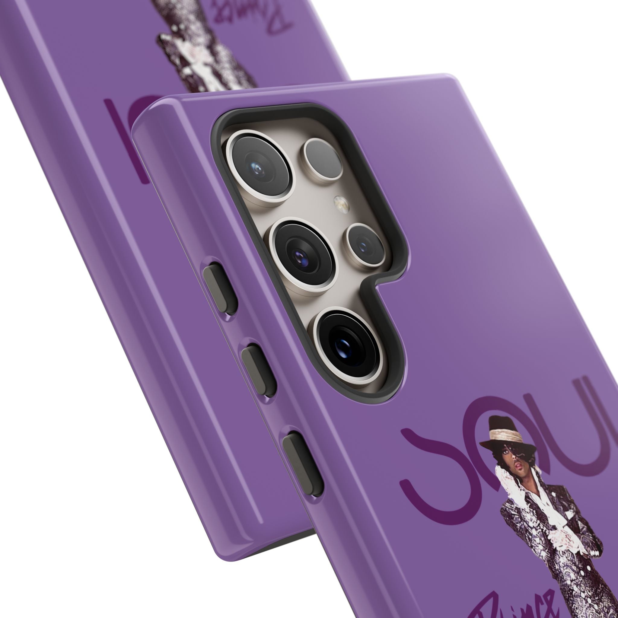 Printify Phone Case Samsung Galaxy S24 Ultra / Glossy Prince Phone Case – Purple Icon & 80s Music Legend | Miles Carter Collection
