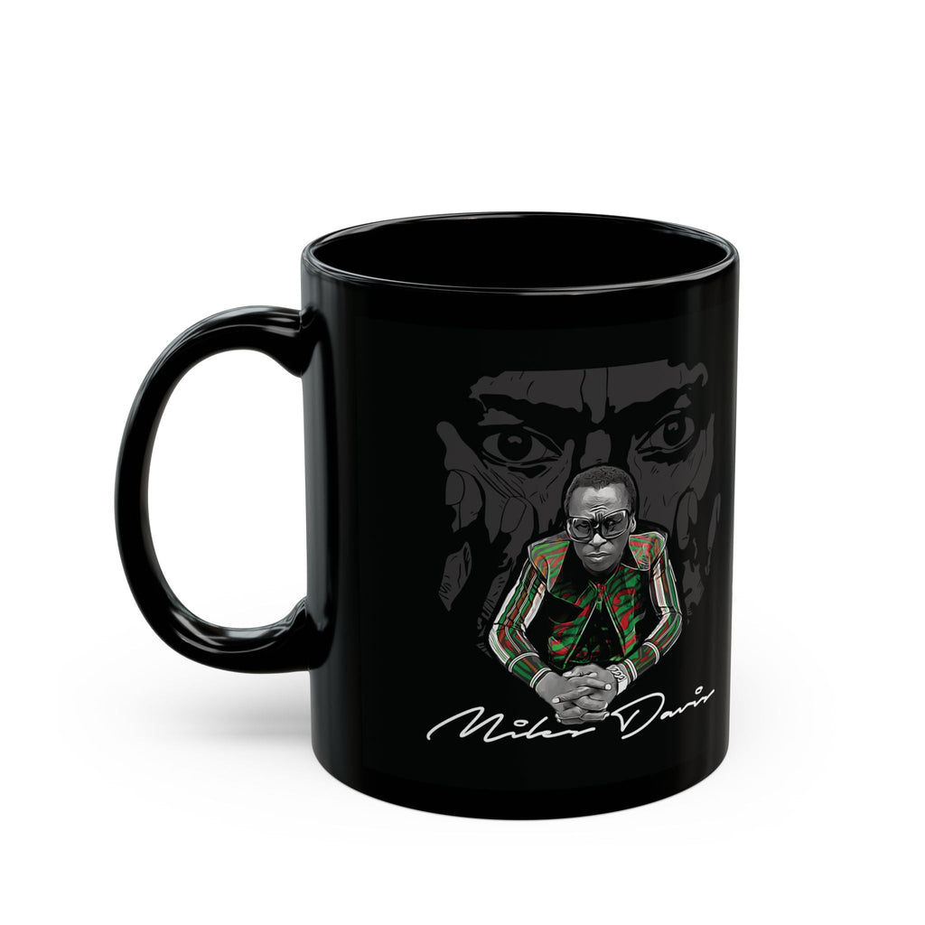 Printify Mug 11oz Miles Davis Ceramic Mug – Jazz Legend Collectible Drinkware | Miles Carter Collection