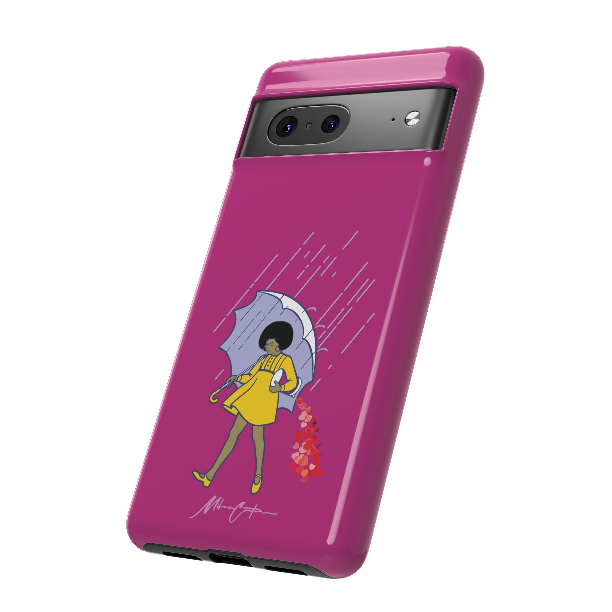 Printify Phone Case Google Pixel 7 / Glossy “Spread Love” Phone Case – Classic Series Positivity Design | Miles Carter Collection