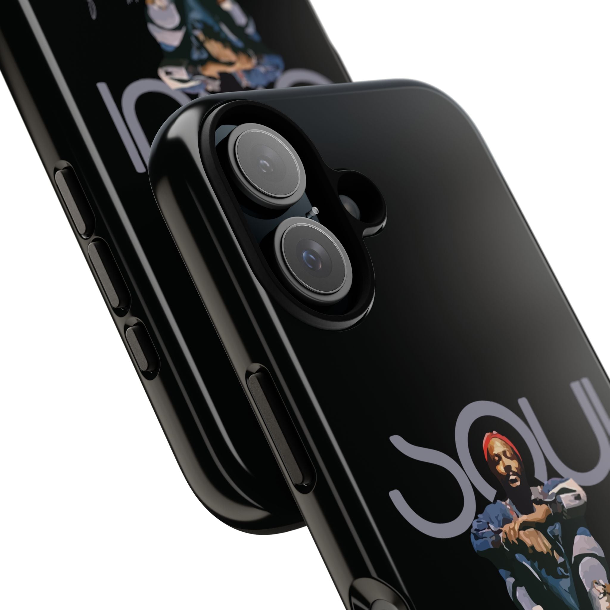 Printify Phone Case iPhone 16 / Glossy Marvin Gaye Phone Case – Rare Platform Boots Soul Legend Design | Miles Carter Collection