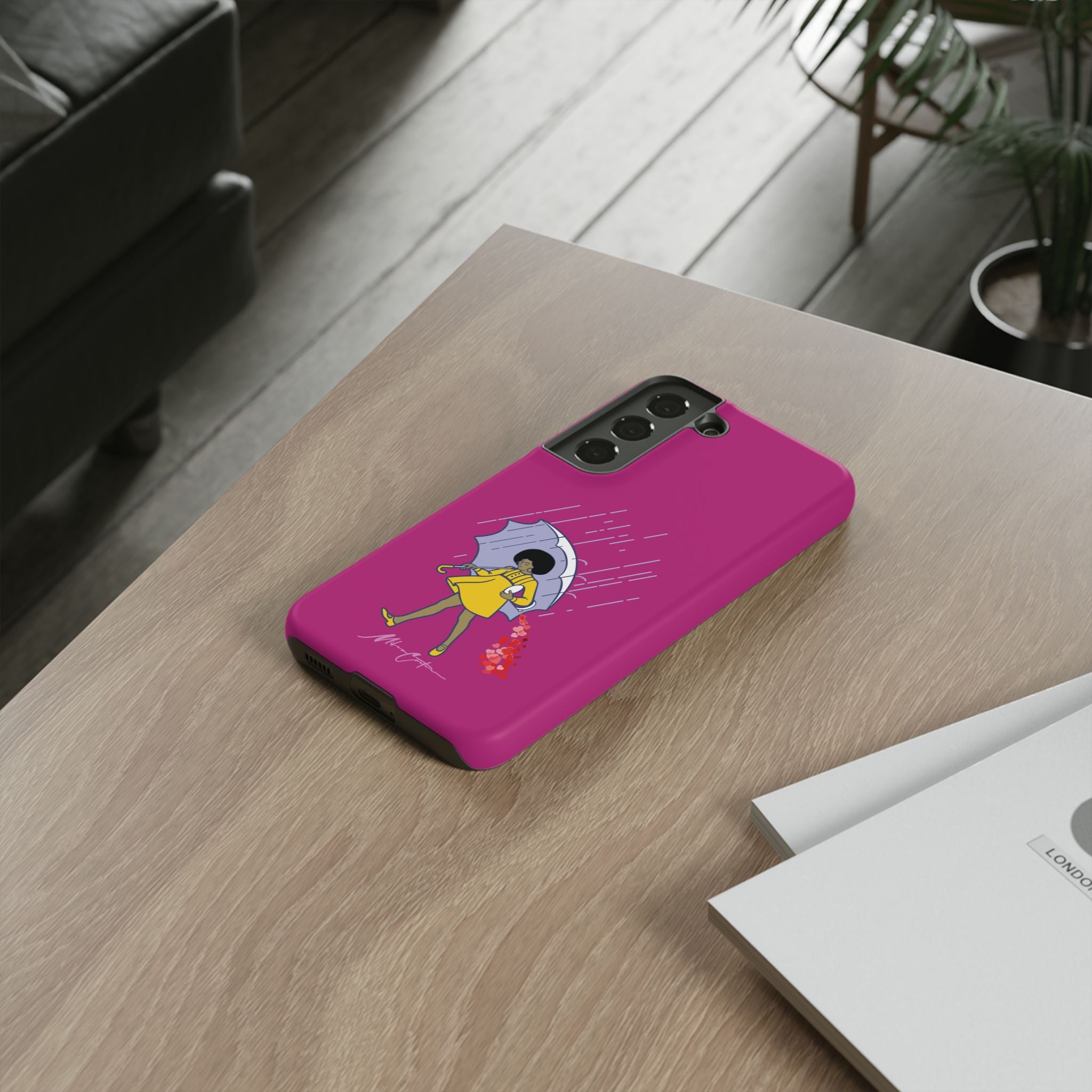Printify Phone Case Samsung Galaxy S22 / Matte “Spread Love” Phone Case – Classic Series Positivity Design | Miles Carter Collection