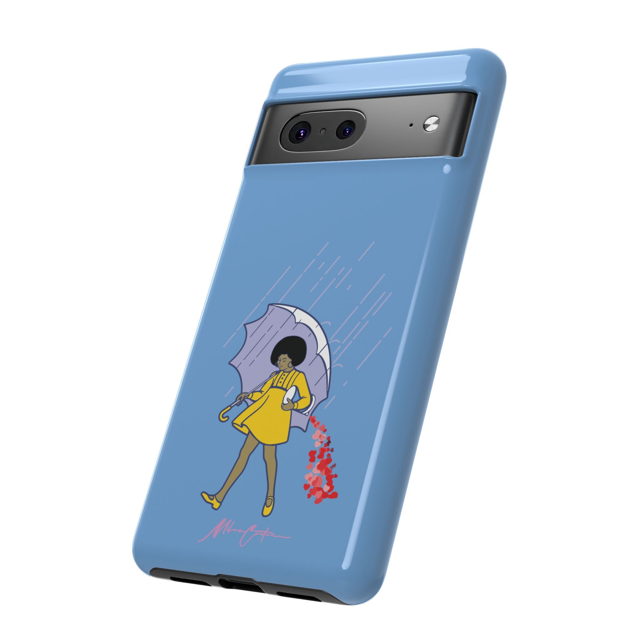 Printify Phone Case Google Pixel 7 / Glossy “Spread Love” Phone Case – Classic Series Positivity Design | Miles Carter Collection