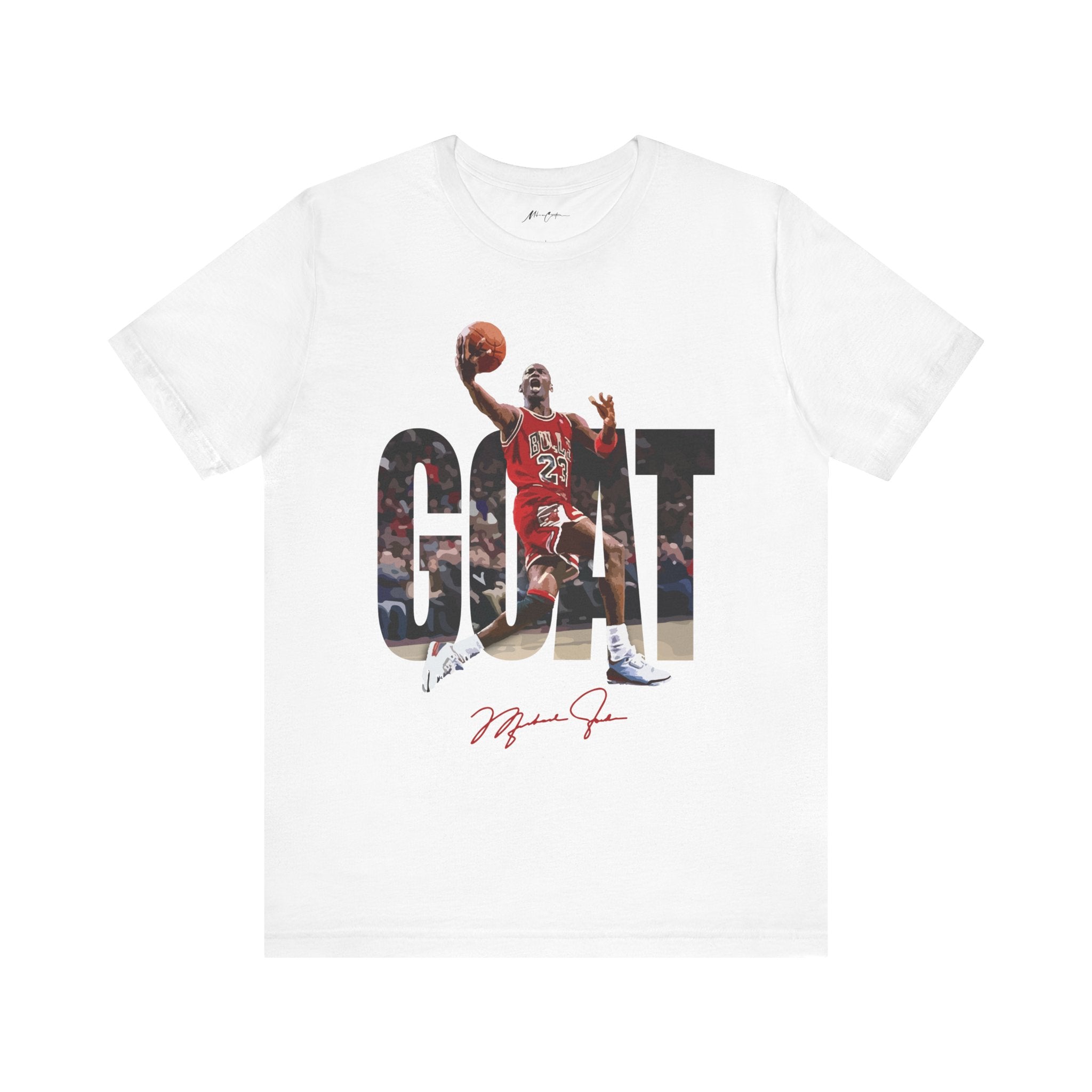 Printify T-Shirt White / S Micheal Jordan "His Airness" | Goat Series