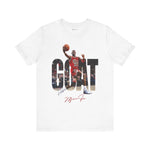 Printify T-Shirt White / S Micheal Jordan "His Airness" | Goat Series