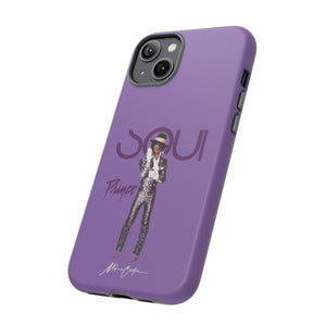 Printify Phone Case iPhone 14 Plus / Matte Prince Phone Case – Purple Icon & 80s Music Legend | Miles Carter Collection