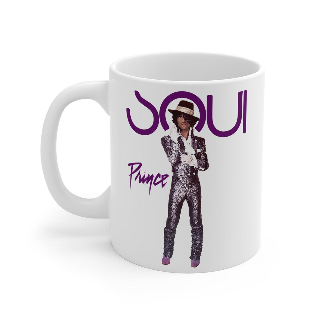 Printify Mug 11oz Prince Ceramic Mug – The Purple One Collectible Drinkware | Miles Carter Collection