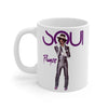 Printify Mug 11oz Prince Ceramic Mug – The Purple One Collectible Drinkware | Miles Carter Collection