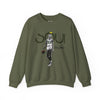 Printify Sweatshirt Military Green / S Kareem Abdul-Jabbar “Humble Beginnings” | Goat Series