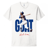 Inkseekers Mens Short Sleeve T-shirts Next Level Unisex CVC Tee / White / XL 44 - Hank Aaron (XL - 3X)