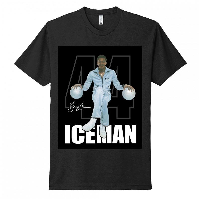 Inkseekers Mens Short Sleeve T-shirts Next Level Unisex CVC Tee / Black / XL The Ice Man (XL - 3X)