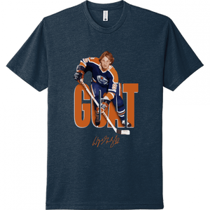 Inkseekers Mens Short Sleeve T-shirts Next Level Unisex CVC Tee / Midnight Navy / XL 99 - Wayne Gretzky (XL - 3X)