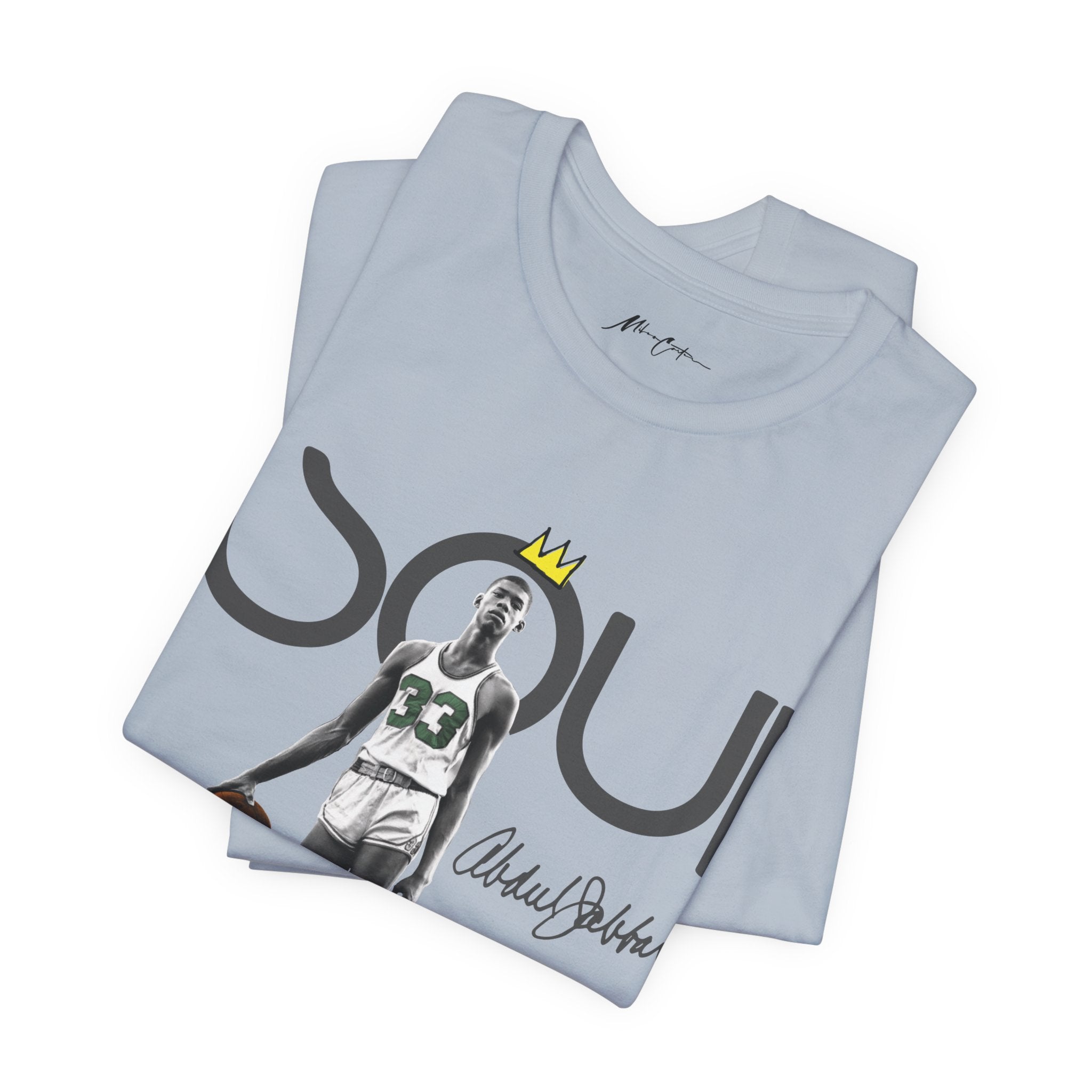 Printify T-Shirt Kareem Abdul-Jabbar “The Big A” | Soul Series