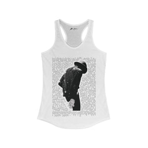 Printify Tank Top XS / Solid White Womens Michael Jackson “Signature Glove” | Soul Series