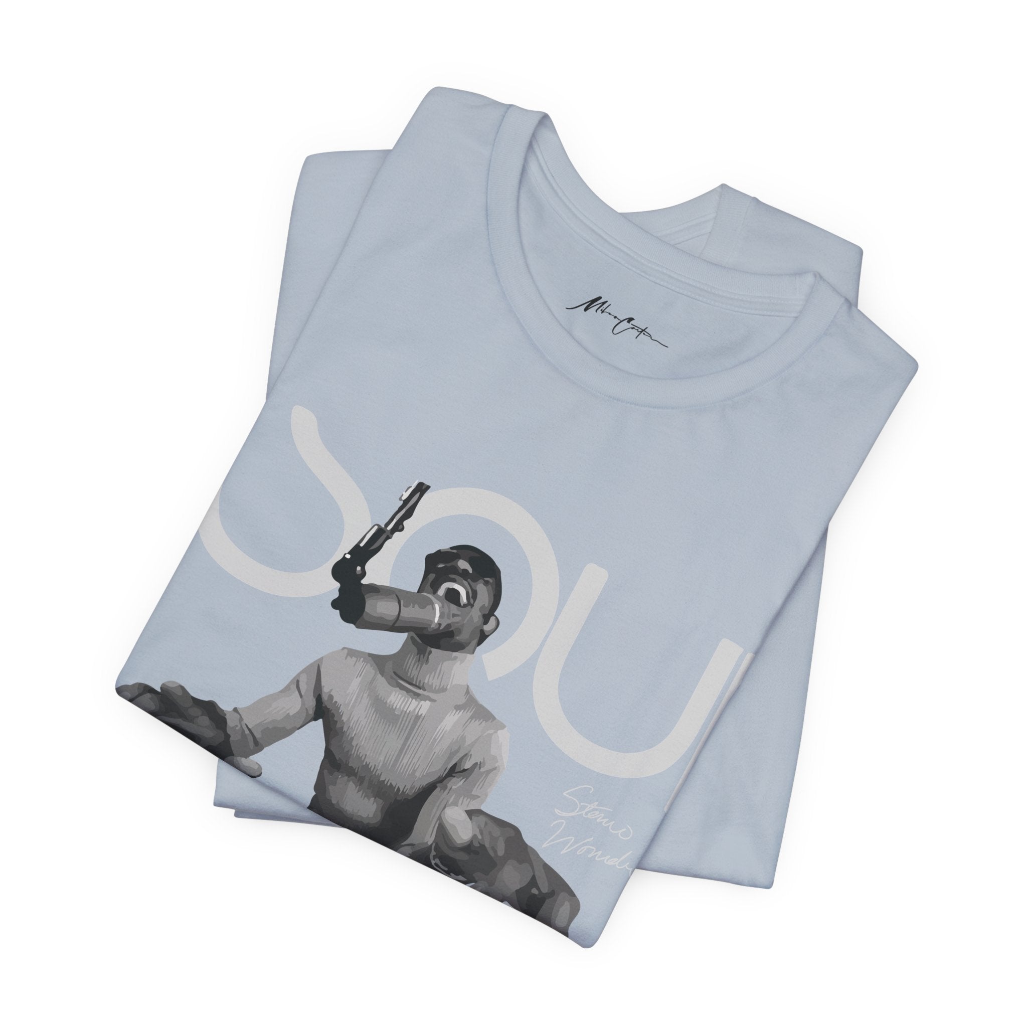 Printify T-Shirt Stevie Wonder “Soul Genius” | Soul Series