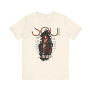 Printify T-Shirt Natural / S Lauryn Hill “Diamond Mic” | Soul Series