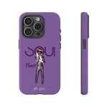 Printify Phone Case iPhone 15 Pro / Glossy Prince Phone Case – Purple Icon & 80s Music Legend | Miles Carter Collection
