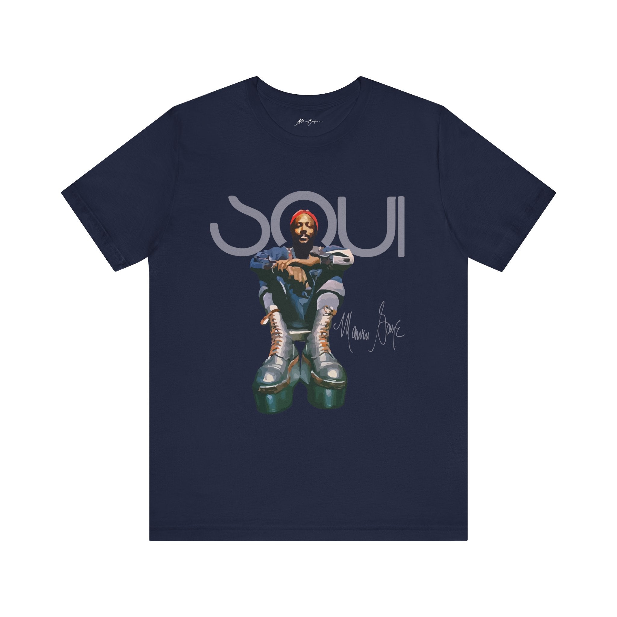 Printify T-Shirt Navy / S Marvin Gaye "Boots" | Soul Series
