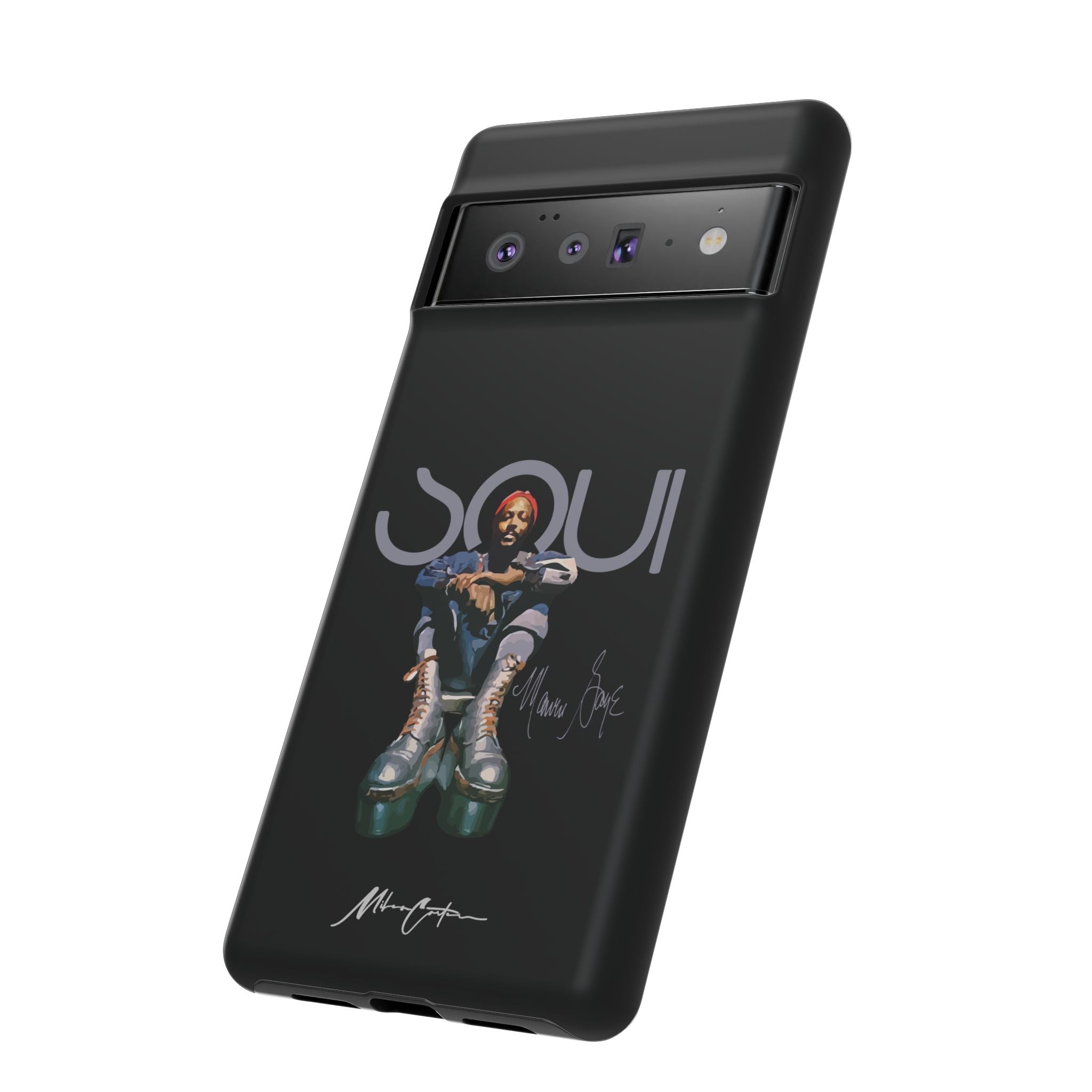 Marvin Gaye Phone Case – Rare Platform Boots Soul Legend Design | Miles Carter Collection