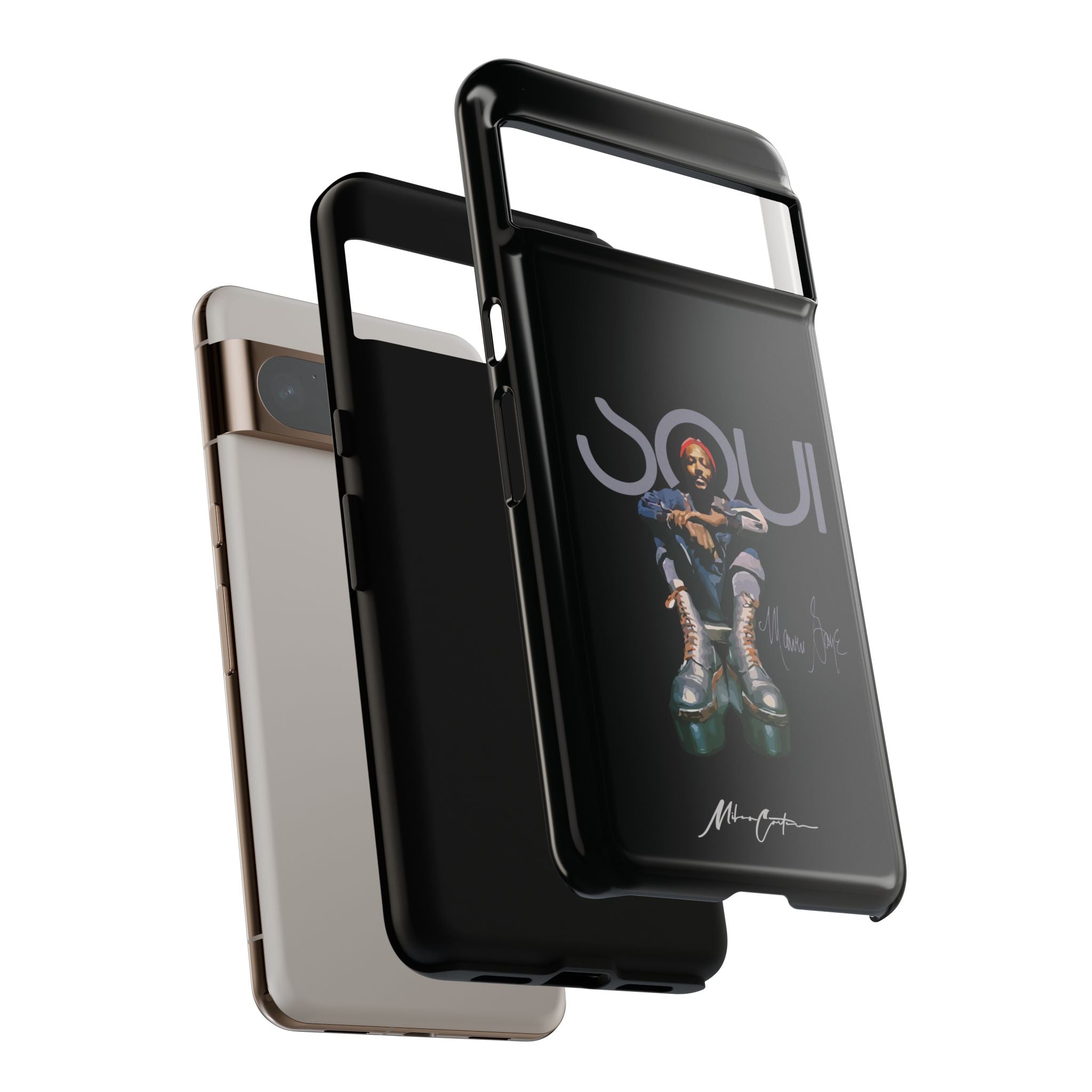 Marvin Gaye Phone Case – Rare Platform Boots Soul Legend Design | Miles Carter Collection