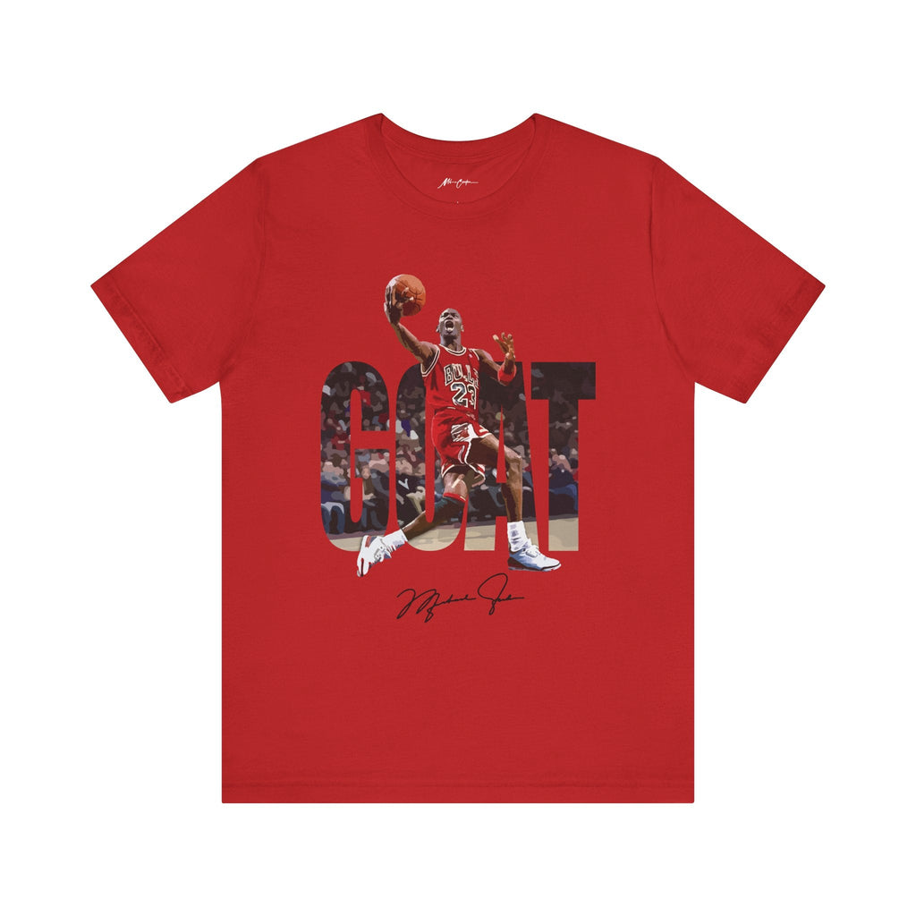 Printify T-Shirt Red / S Micheal Jordan "His Airness" | Goat Series