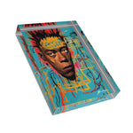 Printify Home Decor 5'' × 7'' (Vertical) Basquiat Acrylic Photo Block – Abstract Art Legend Décor | Miles Carter Collection