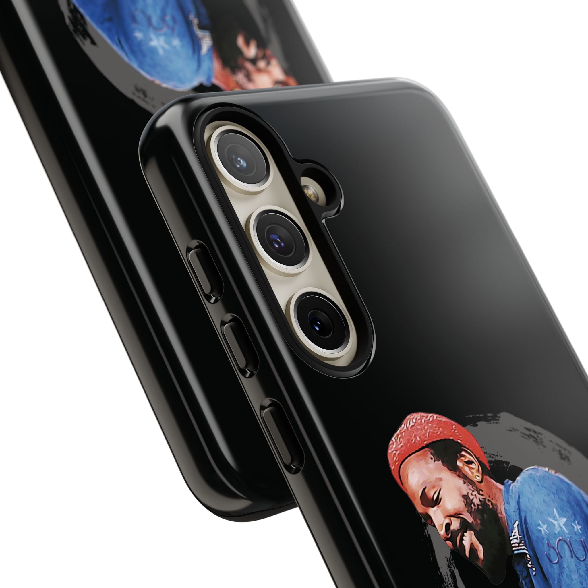 Printify Phone Case Samsung Galaxy S24 Plus / Glossy Marvin Gaye Phone Case – Motown Soul Icon | Miles Carter Collection