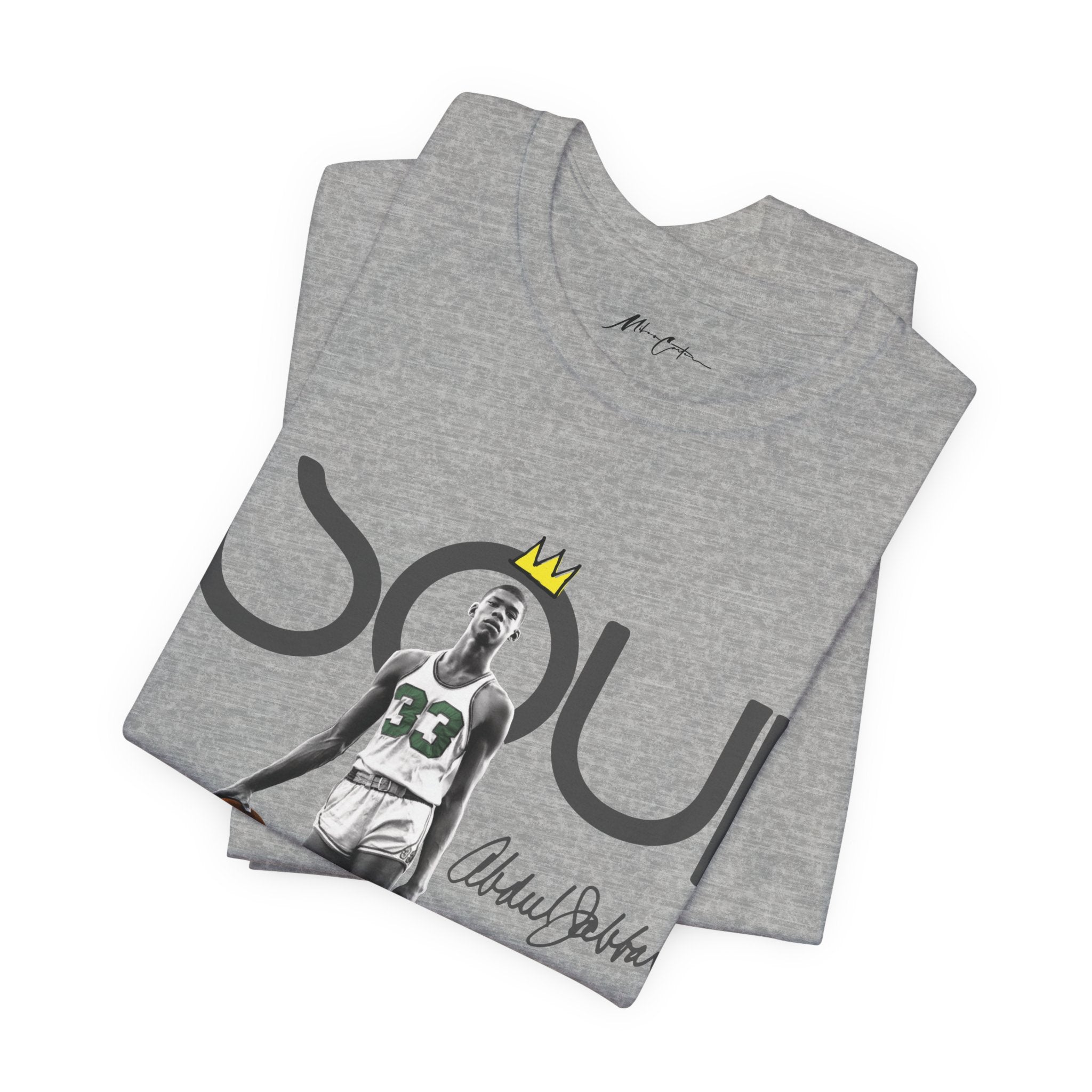 Printify T-Shirt Kareem Abdul-Jabbar “The Big A” | Soul Series