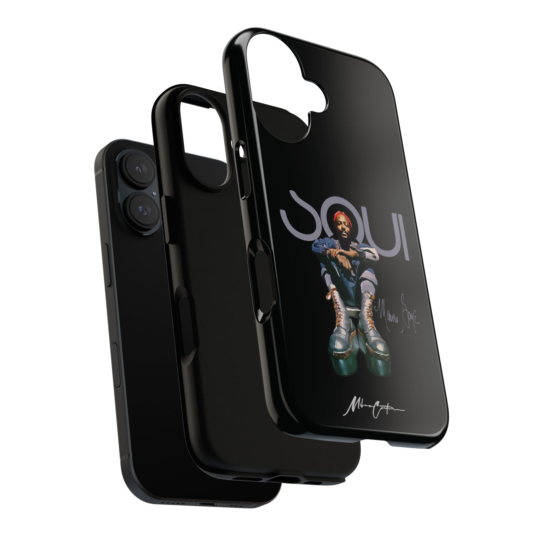 Marvin Gaye Phone Case – Rare Platform Boots Soul Legend Design | Miles Carter Collection