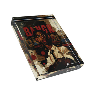 Printify Home Decor 5'' × 7'' (Vertical) “Mo Jazz” Acrylic Photo Block – Abstract Jazz-Inspired Art Décor | Miles Carter Collection