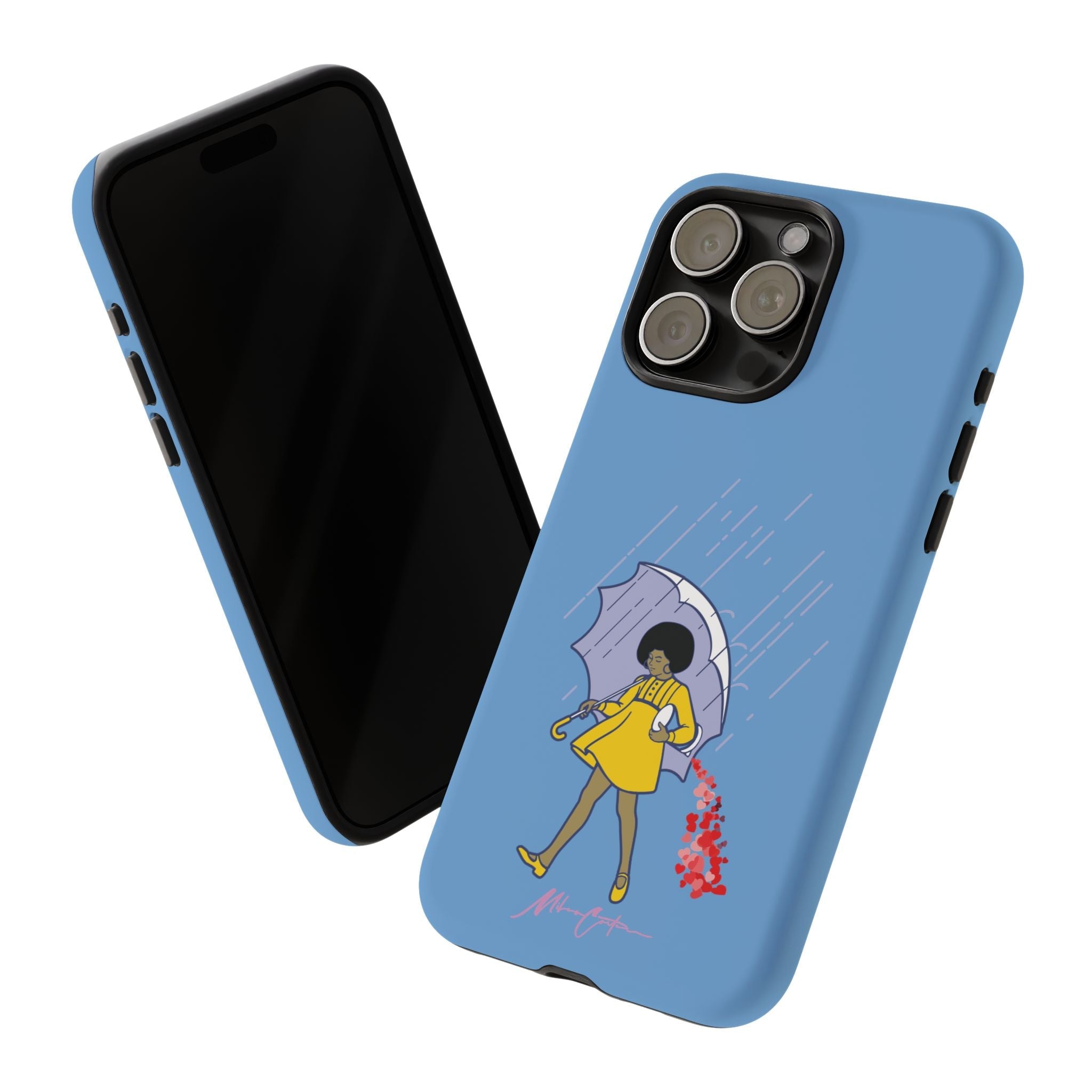 Printify Phone Case iPhone 15 Pro Max / Matte “Spread Love” Phone Case – Classic Series Positivity Design | Miles Carter Collection