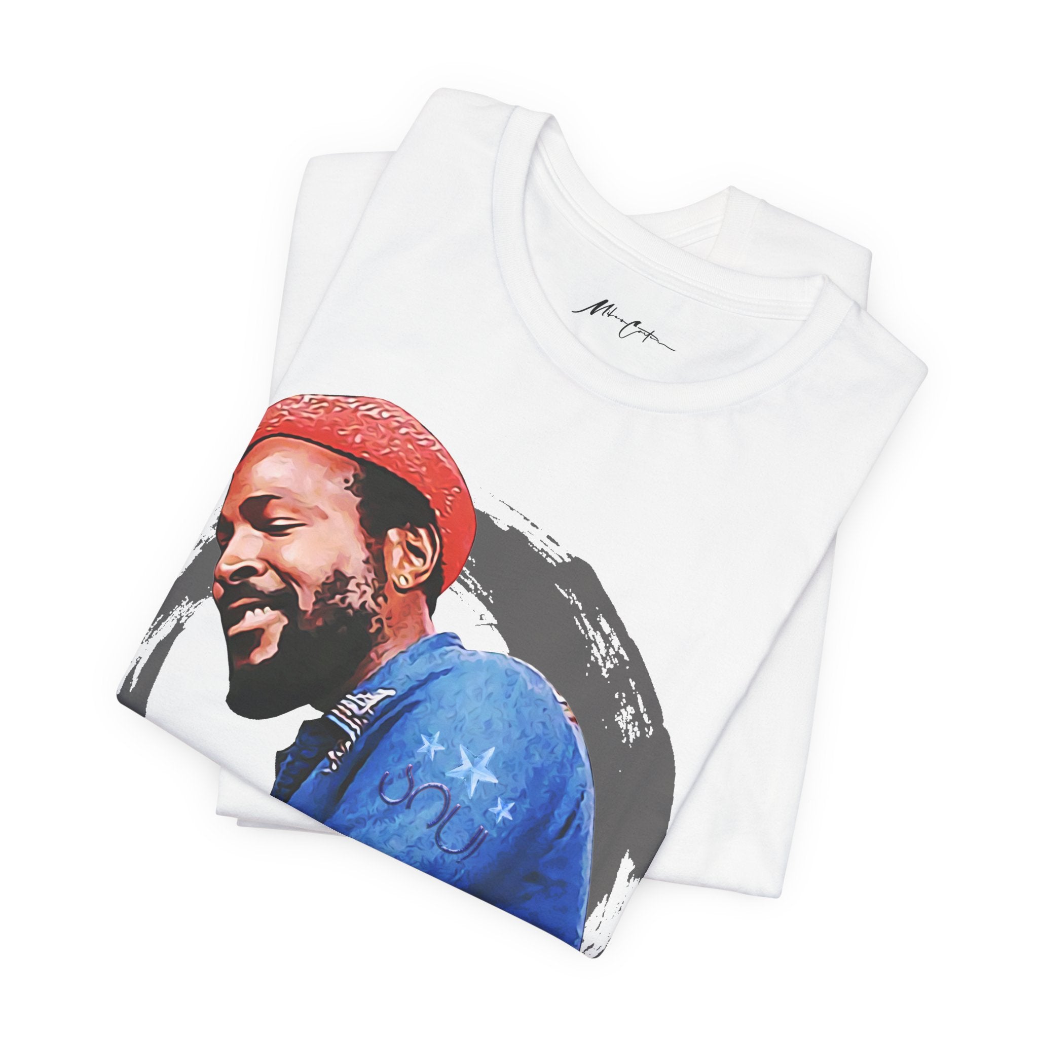 Printify T-Shirt Marvin Gaye “Silky Soul” | Soul Series
