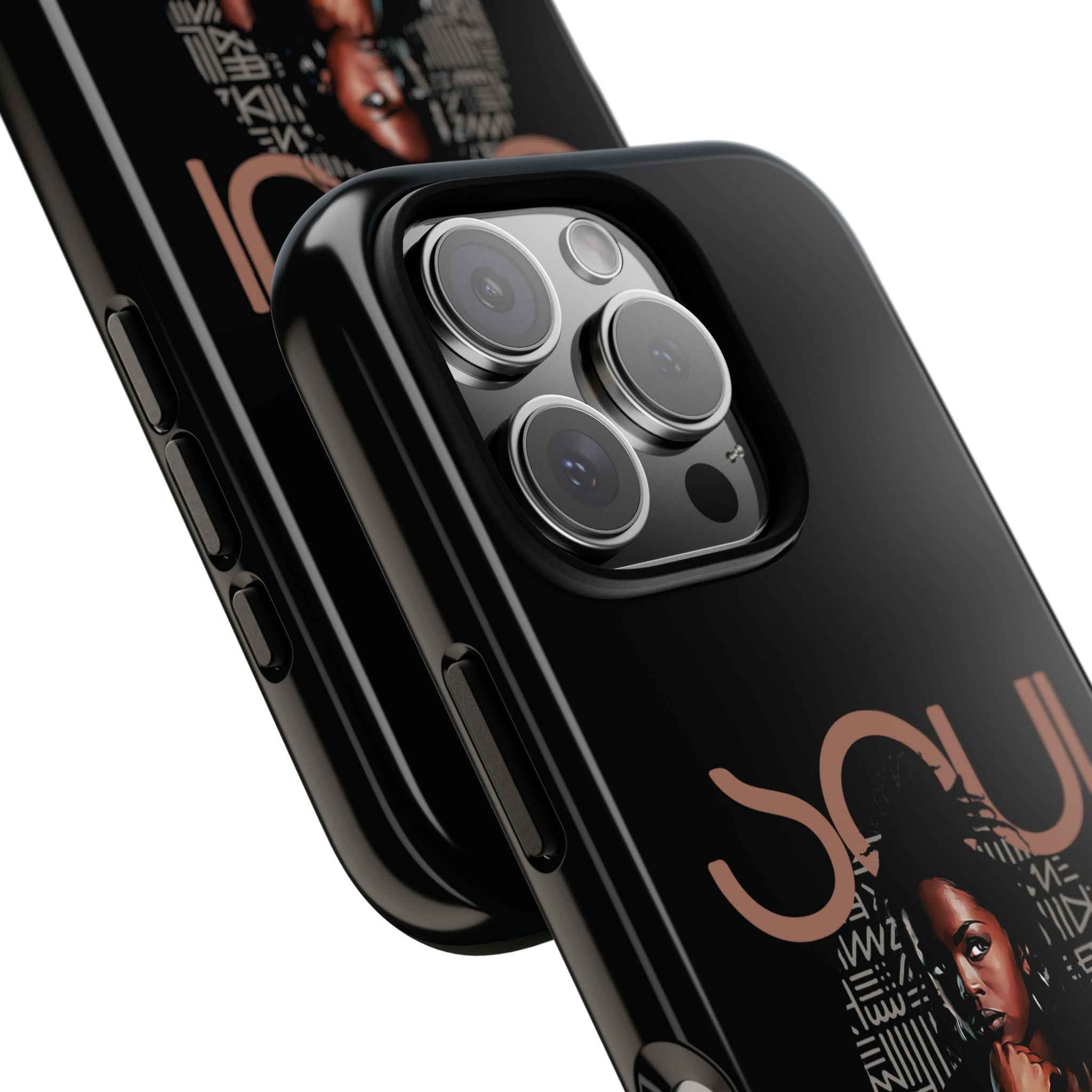 Printify Phone Case iPhone 16 Pro / Glossy Lauryn Hill Phone Case – Premium 90s Hip-Hop & Soul Inspired Design | Miles Carter Collection