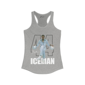 Printify Tank Top XS / Heather Grey Women's George “The Iceman” Gervin | Goat Series