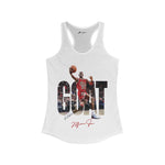 Printify Tank Top XS / Solid White Womens Michael Jordan “His Airness” | GOAT Series