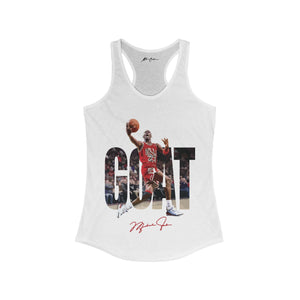 Printify Tank Top XS / Solid White Womens Michael Jordan “His Airness” | GOAT Series