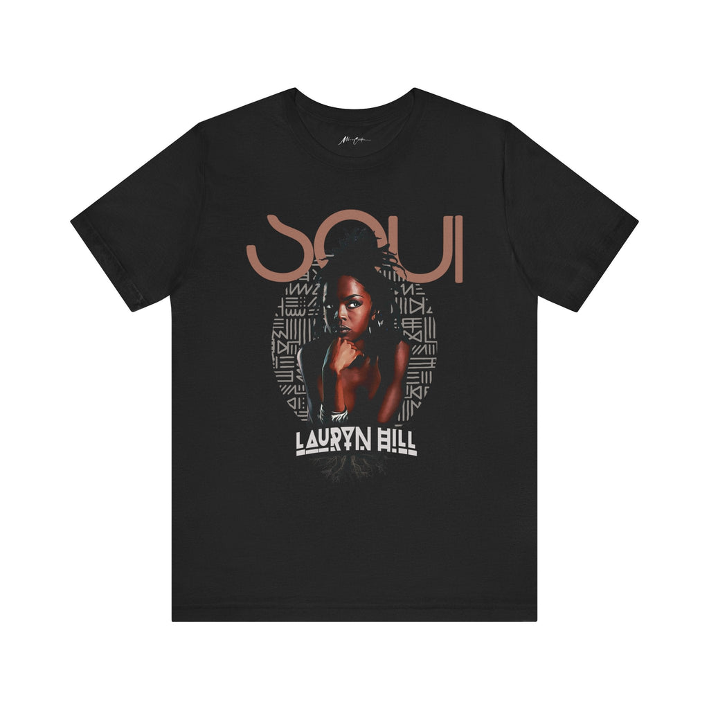Printify T-Shirt Black / S Lauryn Hill “Diamond Mic” | Soul Series
