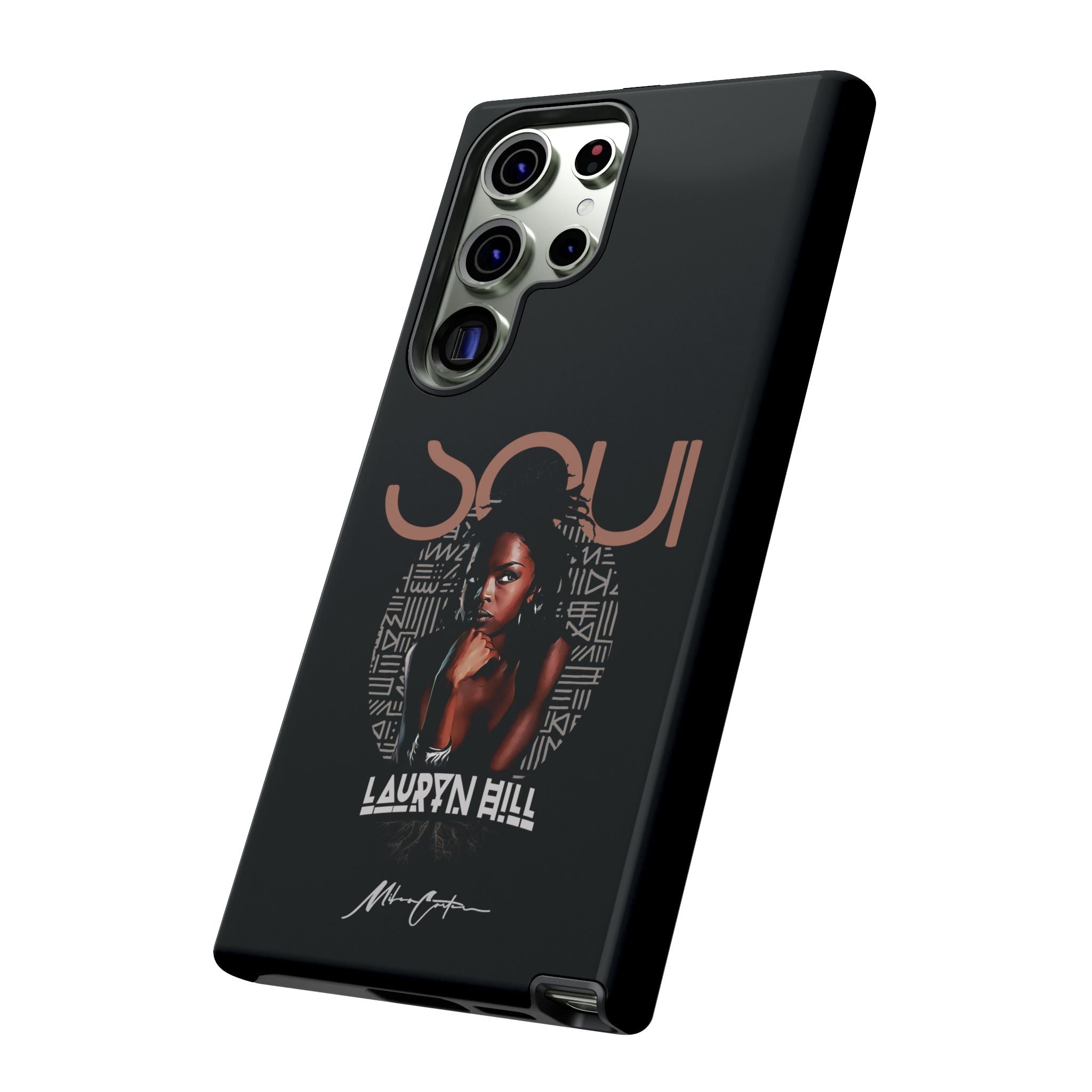 Printify Phone Case Samsung Galaxy S23 Ultra / Glossy Lauryn Hill Phone Case – Premium 90s Hip-Hop & Soul Inspired Design | Miles Carter Collection
