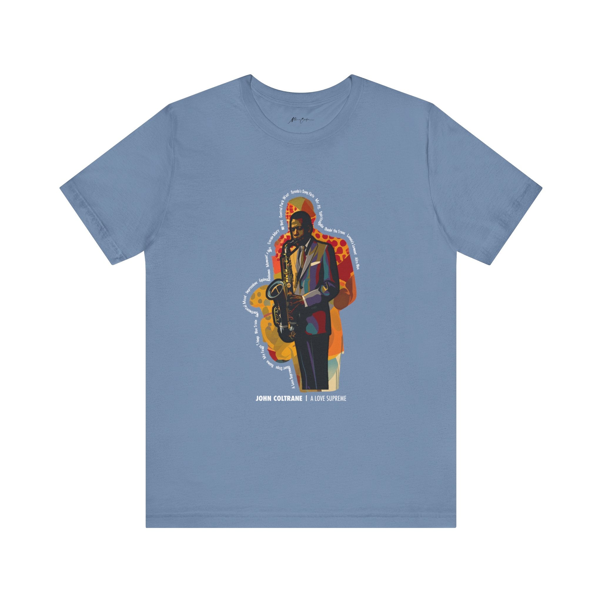 Printify T-Shirt Steel Blue / S John Coltrane "Trane" | Classic Series