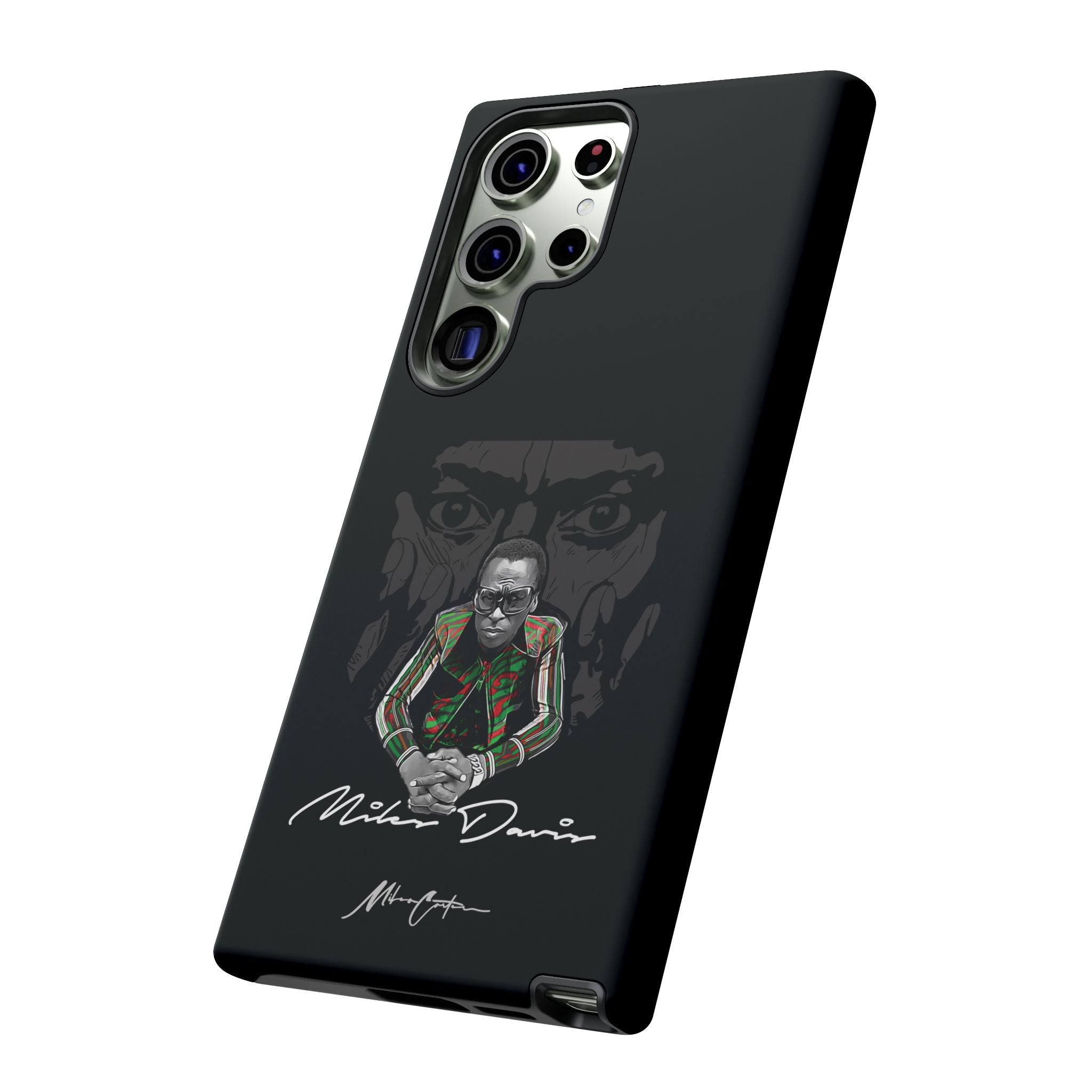 Printify Phone Case Samsung Galaxy S23 Ultra / Matte Miles Davis Phone Case – Jazz Legend & Timeless Innovator | Miles Carter Collection