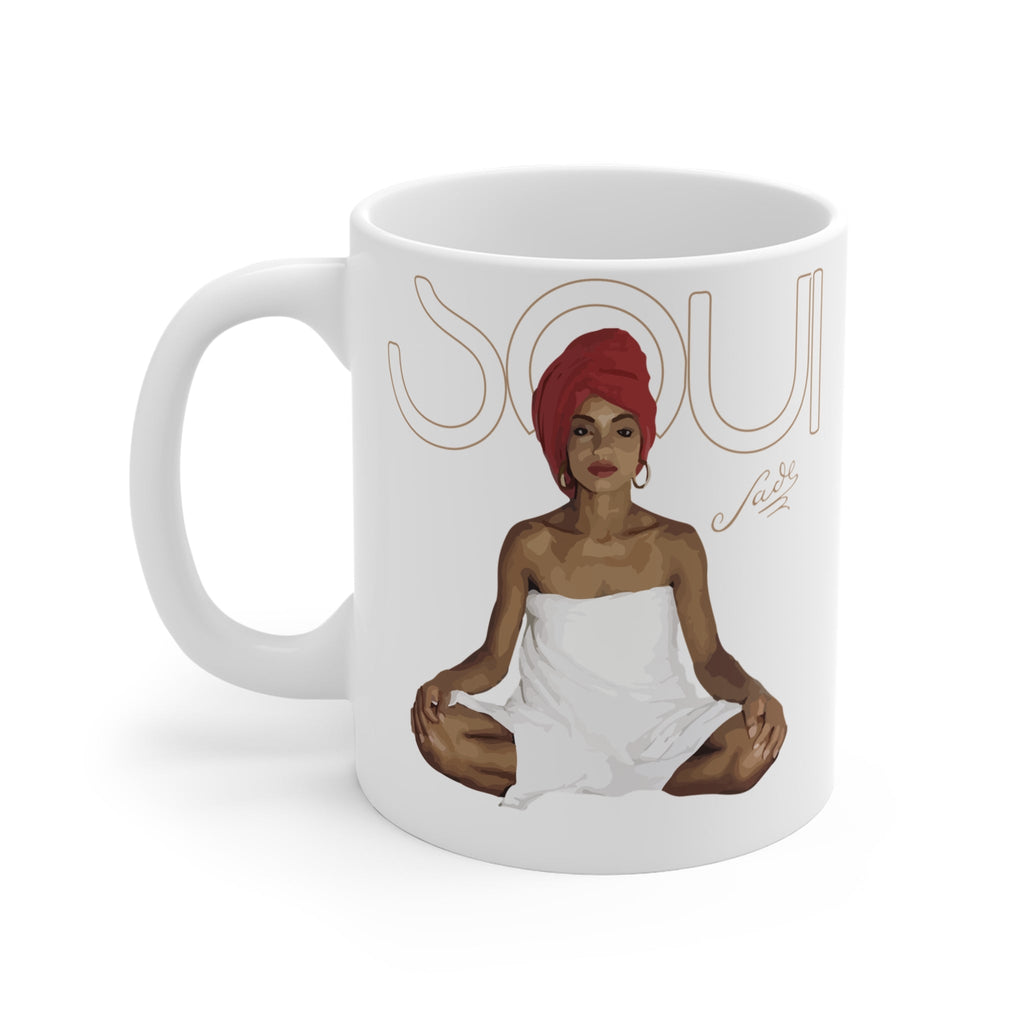Printify Mug 11oz Sade Ceramic Mug – Timeless Soul & R&B Icon Drinkware | Miles Carter Collection