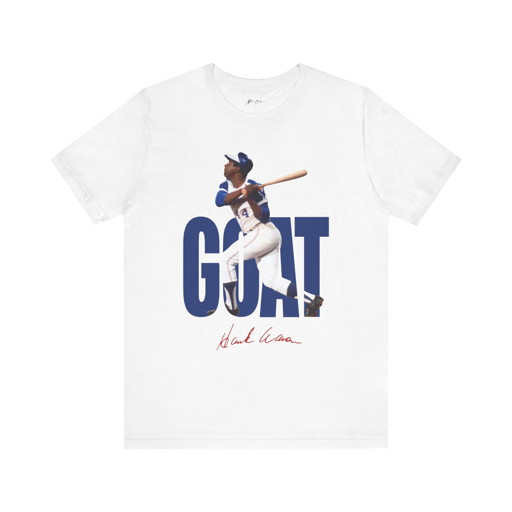 Printify T-Shirt White / S Hank Aaron "The Hammer" | Goat Series