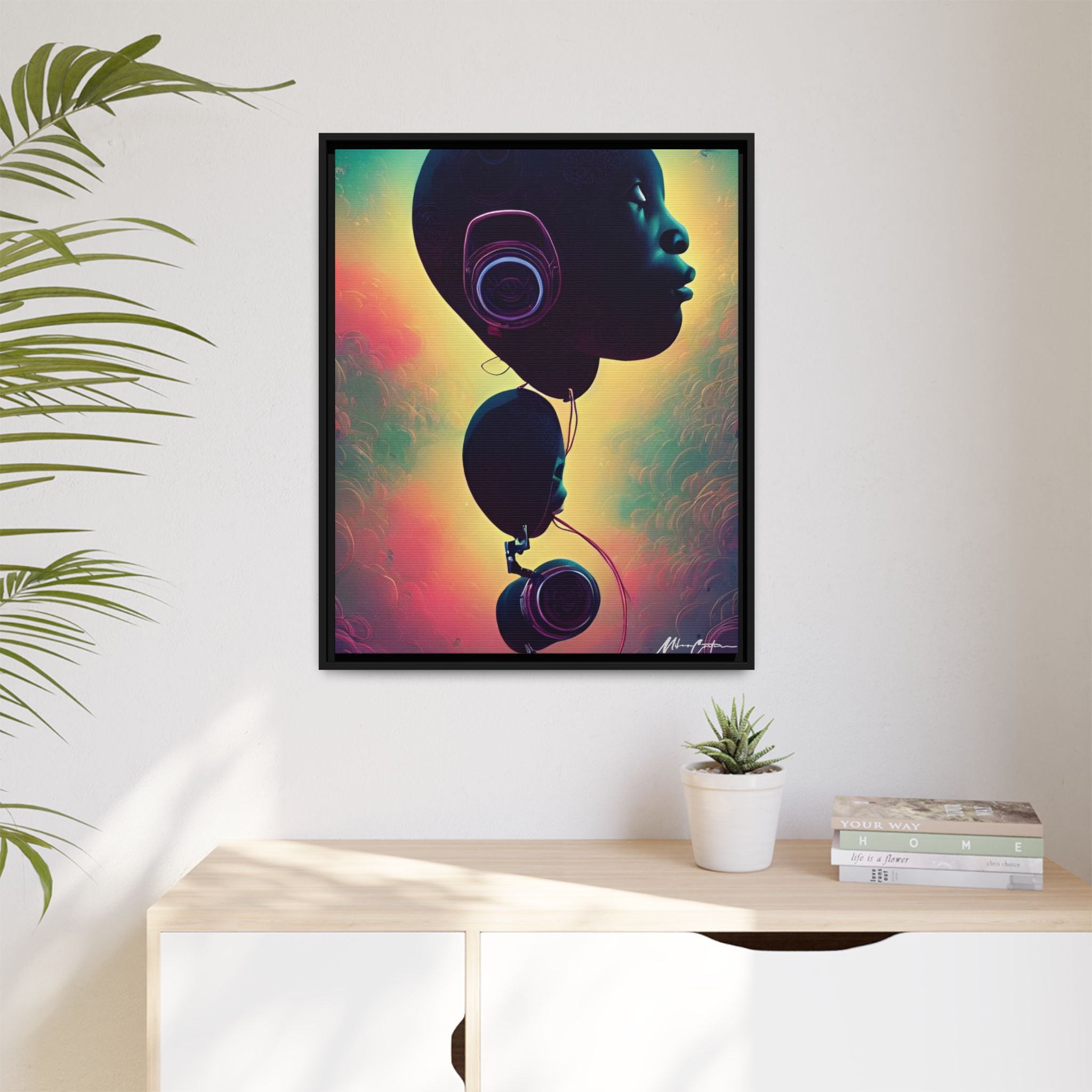 Printify Canvas Abstract Art Print – Premium Modern Wall Décor | Miles Carter Collection