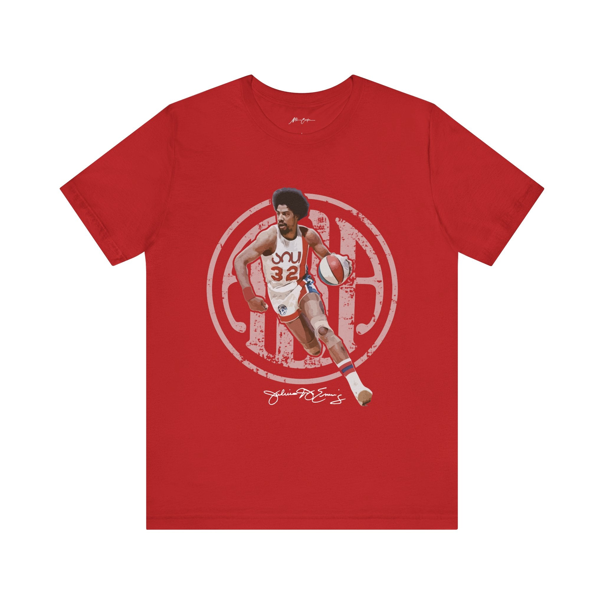 Printify T-Shirt Red / S Julius Erving "Dr. J" | Goat Series