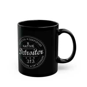 Printify Mug 11oz Native Detroiter Ceramic Mug – Signature Series Premium Drinkware | Miles Carter Collection
