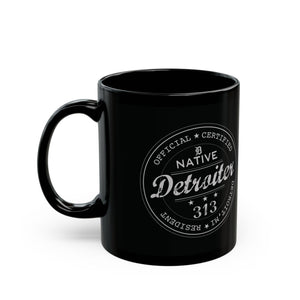 Printify Mug 11oz Native Detroiter Ceramic Mug – Signature Series Premium Drinkware | Miles Carter Collection