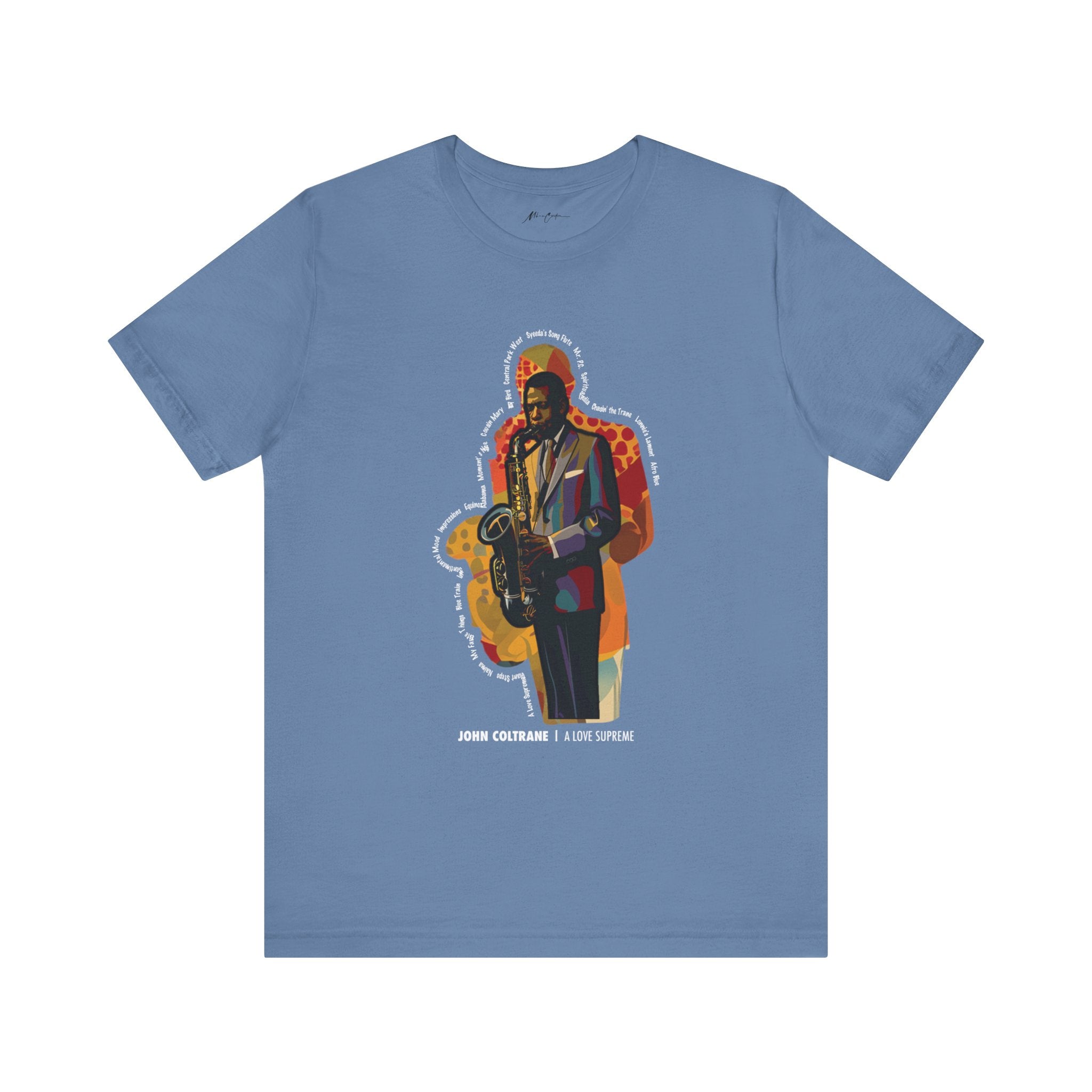 Printify T-Shirt Lavender Blue / XS John Coltrane “A Love Supreme” | Classic Series