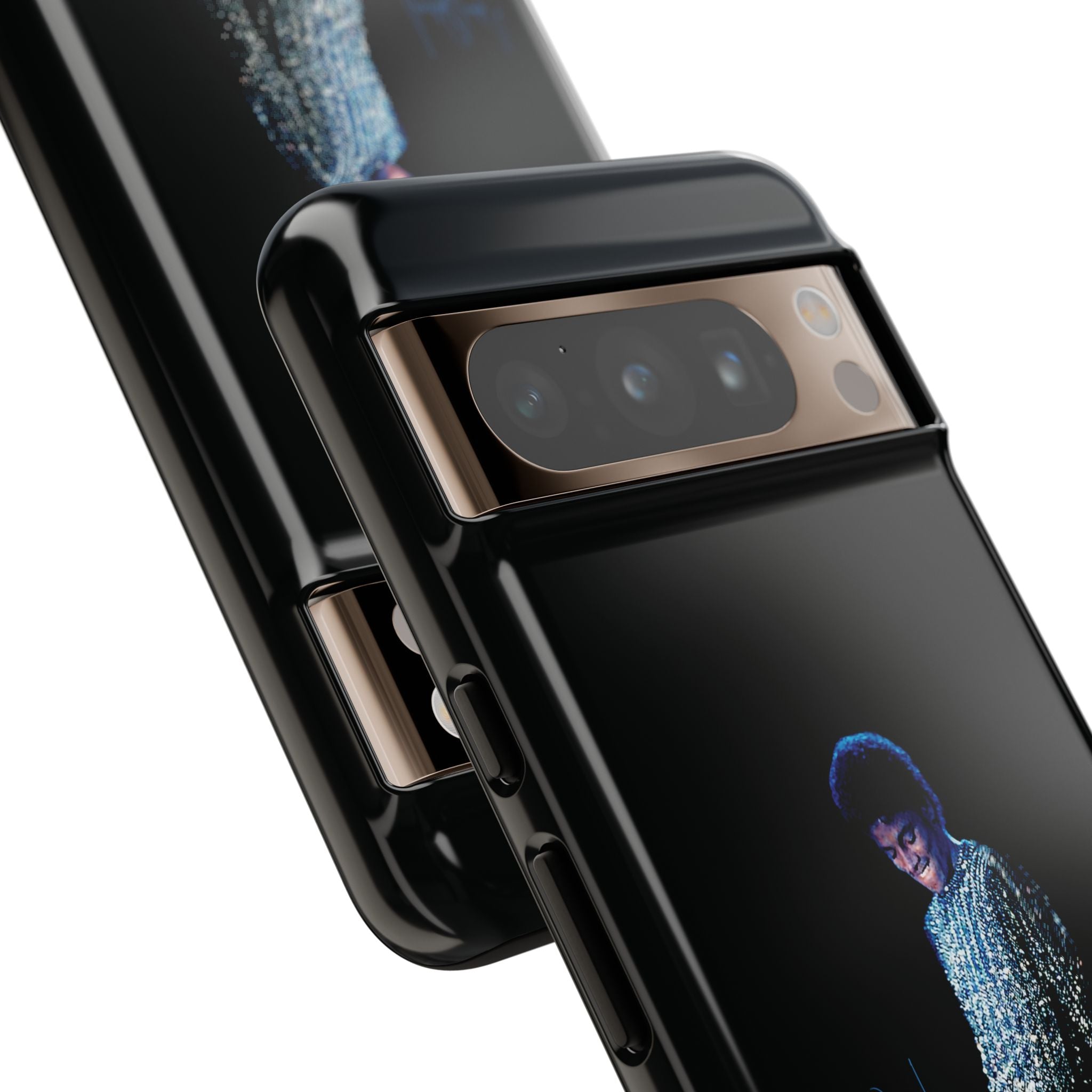Printify Phone Case Google Pixel 8 Pro / Glossy Michael Jackson “Rock With You” Phone Case – Disco Soul Icon | Miles Carter Collection