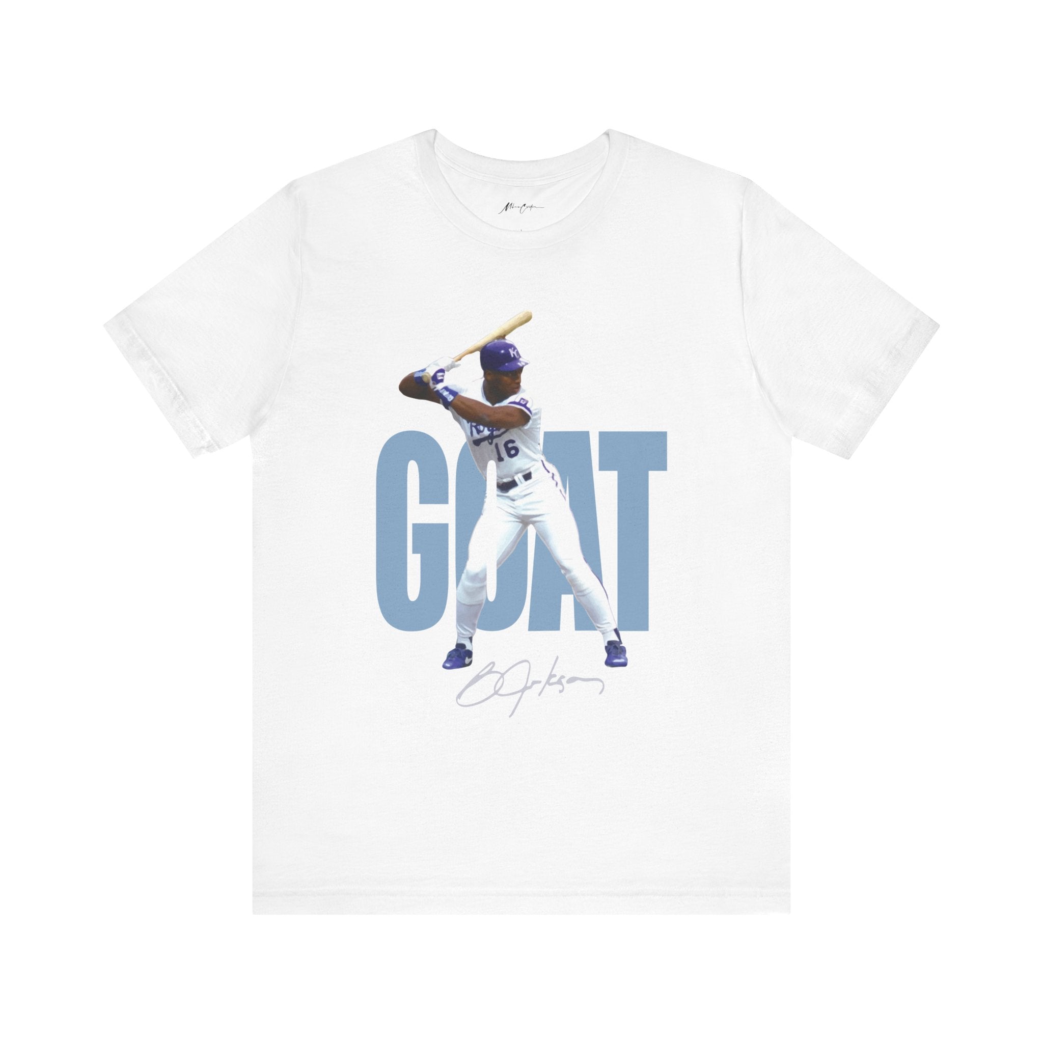Printify T-Shirt White / S Bo Jackson "Bo Knows Baseball" | Goat Series