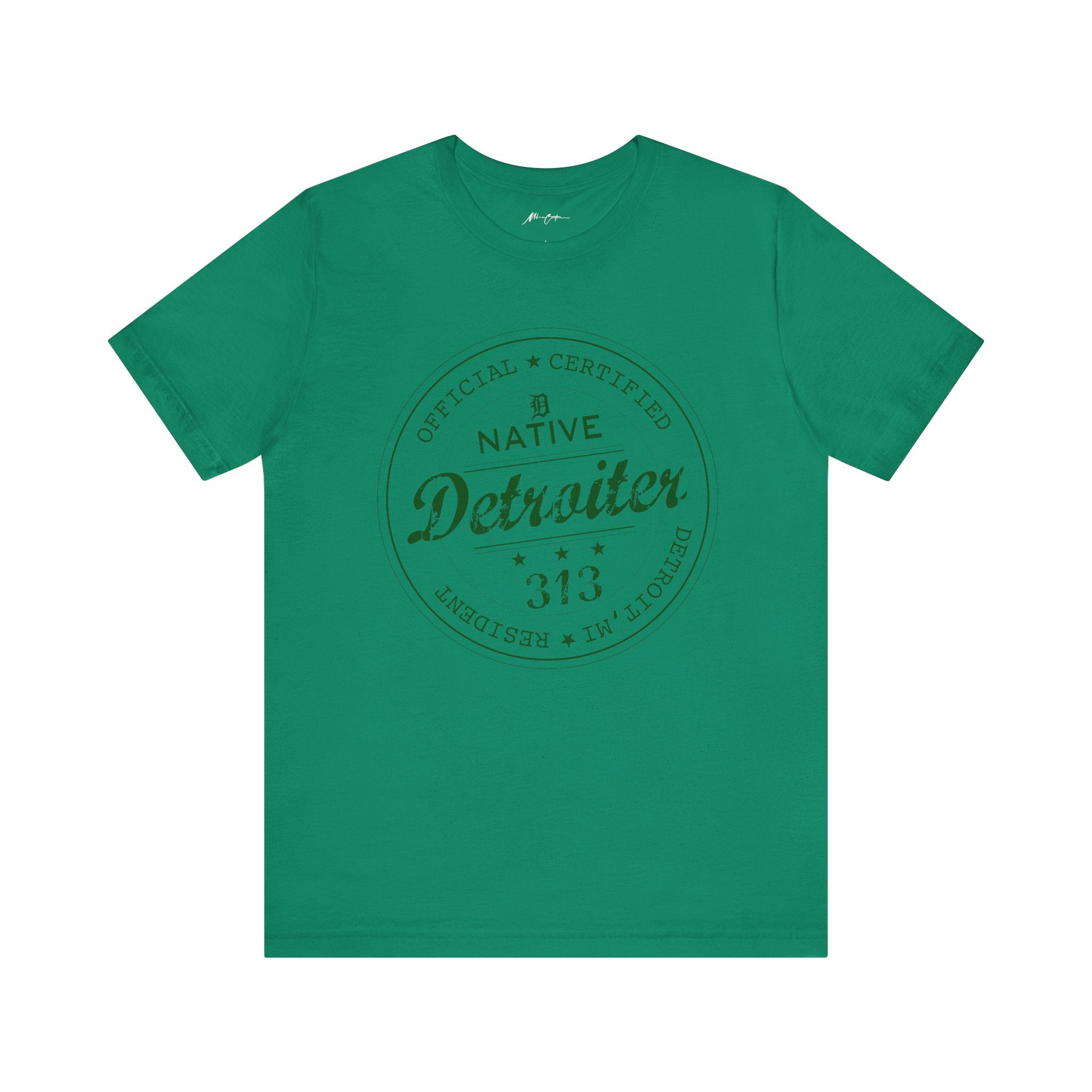 Printify T-Shirt Kelly / S Detroiter Native “313” Motor City | Classic Series