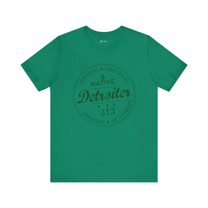 Printify T-Shirt Kelly / S Detroiter Native “313” Motor City | Classic Series